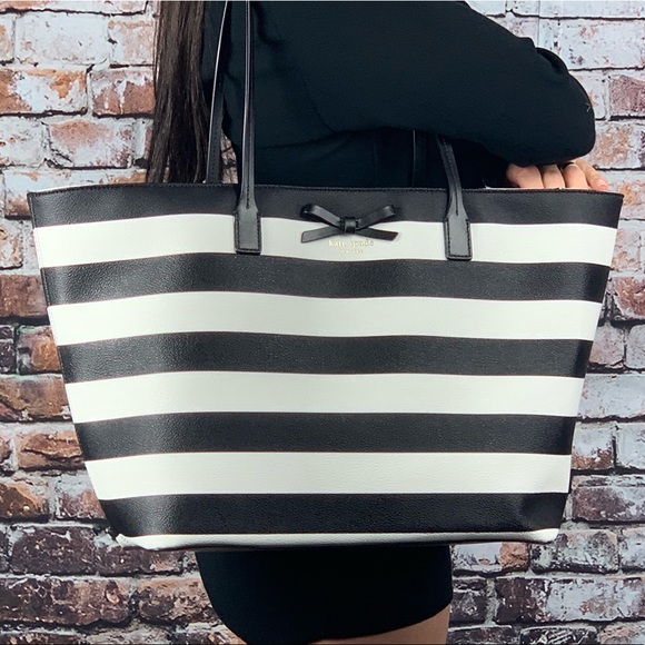 Nwt Kate Spade Margareta eden street stripe - Picture 2 of 8